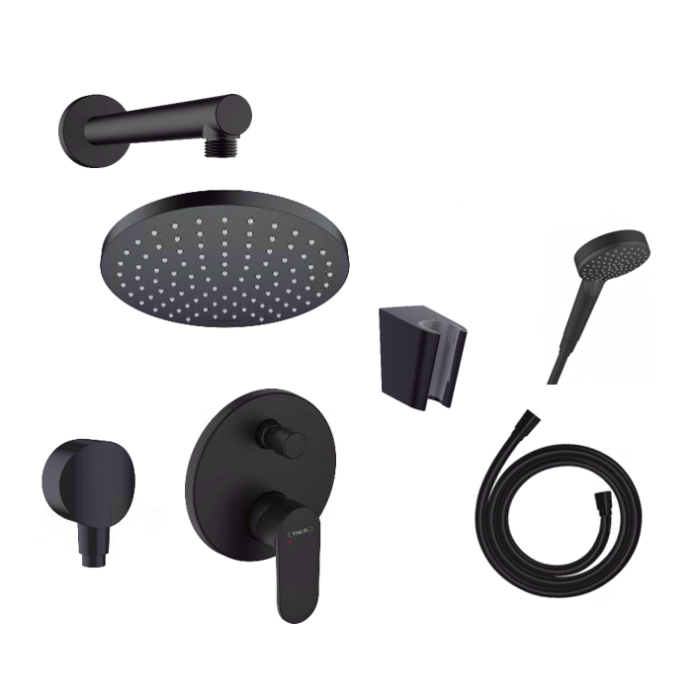 Dušas komplekti pirms sienas HANSGROHE Vernis Shape 200