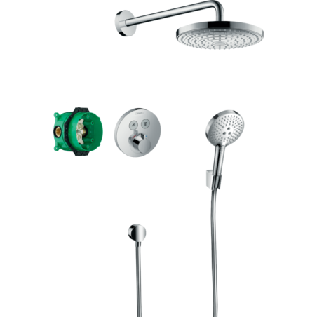 Pirmssienas termostata duša 8 in 1 komplekts HANSGROHE Raindance Select S, 27297000