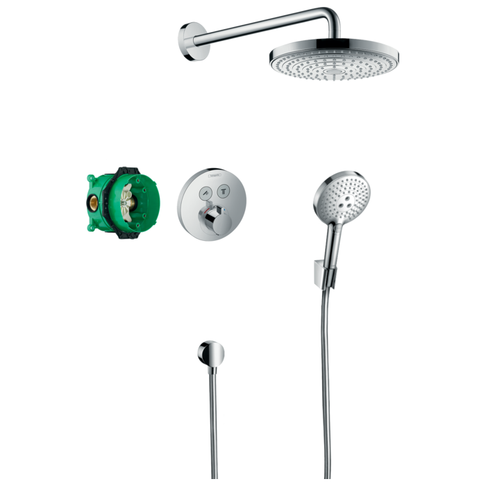 Pirmssienas termostata duša 8 in 1 komplekts HANSGROHE Raindance Select S, 27297000