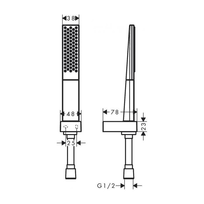 Dušo komplektai HANSGROHE Rainfinity 1jet, 26856000