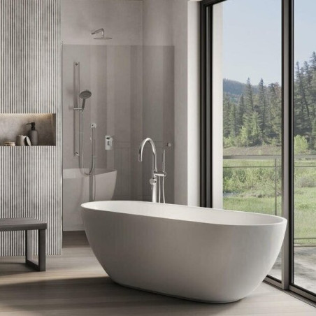Каменная ванна BALTECO Fabo 170 x 72 см, белый-матовый