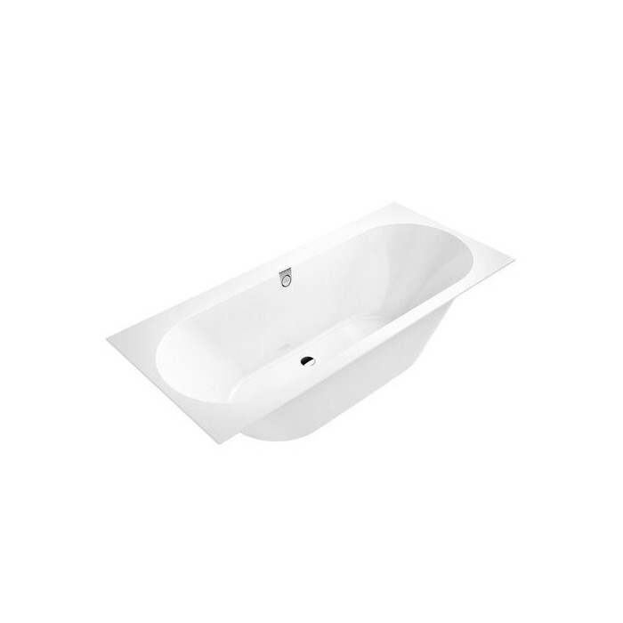 Taisnstūrveida vanna VILLEROY & BOSH Oberon 2,0 no kvartāra materiāla 750 x 1700 mm