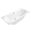 Nelikantkülikukujuline vann VILLEROY & BOSH Oberon 2.0 kvartaalmaterjalist 800 x 1800 mm