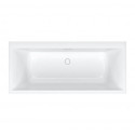 Taisnstūrveida vanna ar klusu sifonu VILLEROY & BOSH Subway 3.0 no Quaryl materiāla 800 x 1800 mm