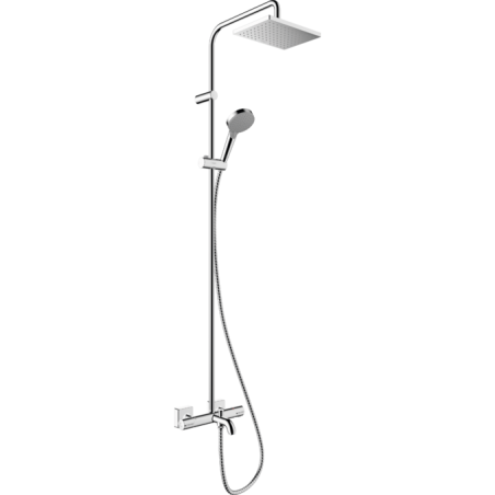 Термостатическая душевая система с клювом для ванны HANSGROHE Vernis Shape 230, 26098000