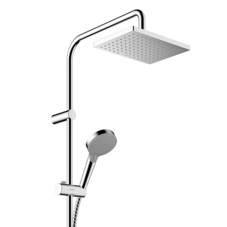 Термостатическая душевая система с клювом для ванны HANSGROHE Vernis Shape 230, 26098000