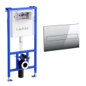 Seina sisse WC raam LAUFEN (3 in 1) LIS AW1 kroomitud nupuga