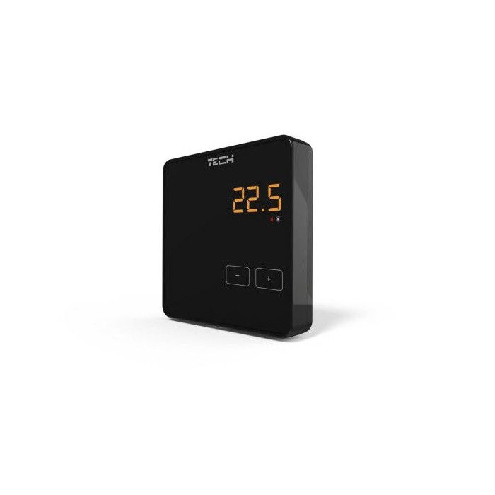 Superstructure unprogrammed room thermostats TECH R-10z, black