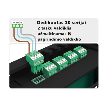 Wired controller TECH EU-L-10 (up to 10 zones)