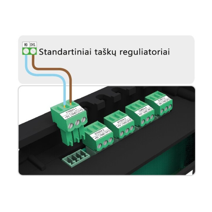 Wired controller TECH EU-L-10 (up to 10 zones)