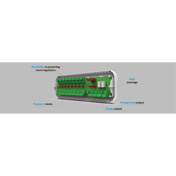 Juhtmega kontroller TECH EU-L-5s (kuni 8 tsooni)