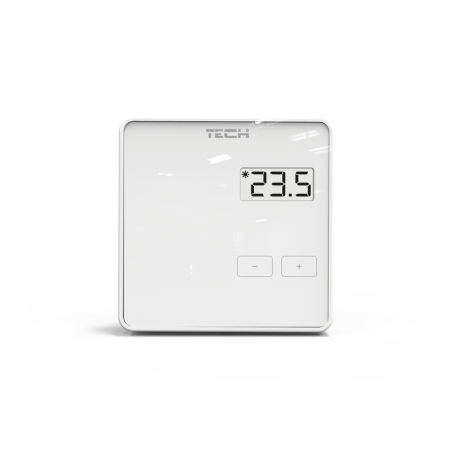 Juhtmega kamabari termostaadid TECH R-10b EU-L-10 kontrollerile, valge