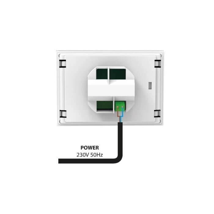 Room thermostat control panel for underfloor heating TECH M-8