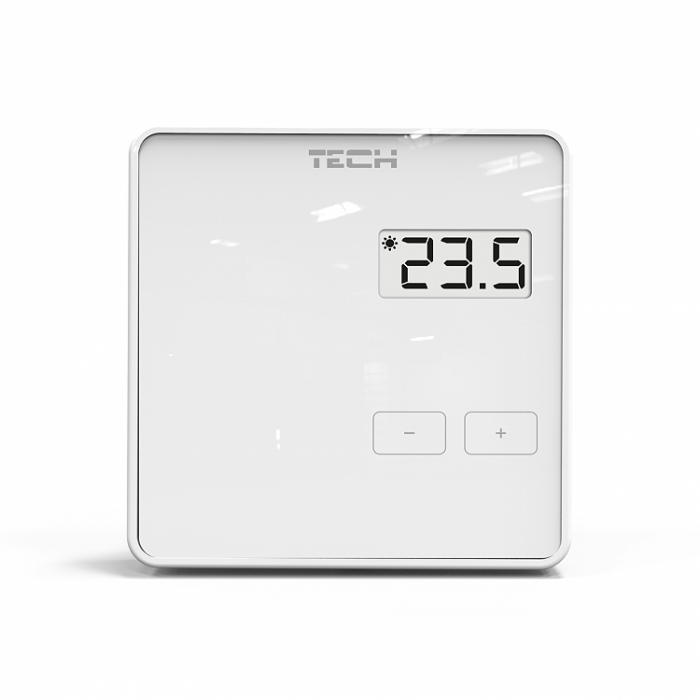 Virštinkinis neprogramuojamas patalpos termostatai TECH EU-294V1, balta
