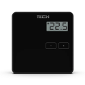 Gaisvadu neprogrammēti telpu termostati TECH EU-294V1, melni