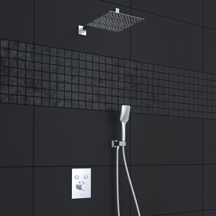 Комплекты встраиваемых смесителей RUBINETA Thermo-2F-OLO (SQ)