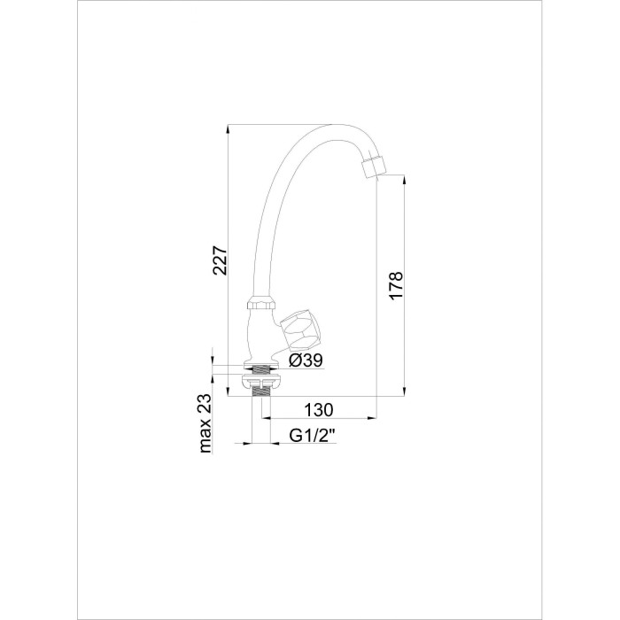 Kitchen (sinks) faucet RUBINETA R-6 ECO