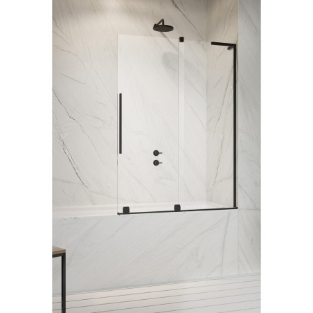 Kaheosaline lükandvannisein RADAWAY Furo SL Black PND II