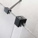 Двухсекционная раздвижная стенка для ванны RADAWAY Furo SL Black PND II