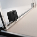 Two-piece sliding bath wall RADAWAY Furo SL Black PND II