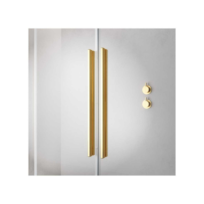 Двухсекционная раздвижная стенка для ванны RADAWAY Furo SL Gold PND II