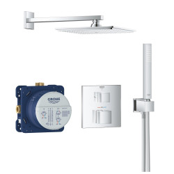 Pre-wall shower system GROHE Eurocube Rainshower Allure 230, 34741000