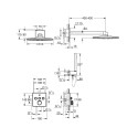 Pirmssienas termostatiskie dušas komplekti GROHE Grohtherm SmartControl, matēts vēss saullēkts