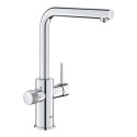 Virtuvė (plautuvės) maišytuvas su ištraukiamu snapu GROHE Blue Pure Minta, 30590000