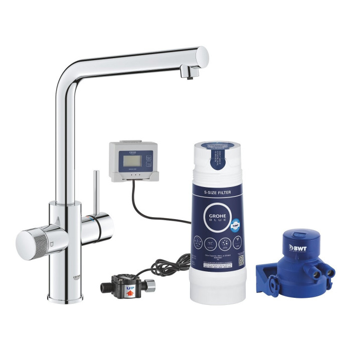 Virtuves (izlietnes) jaucējkrāns GROHE Blue Pure Minta sākuma kurss, 30589000