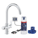 Kitchen (sinks) faucet GROHE Blue Pure BauCurve Starter Set, 30582000