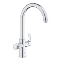 Kitchen (sinks) faucet GROHE Blue Pure BauCurve Starter Set, 30582000