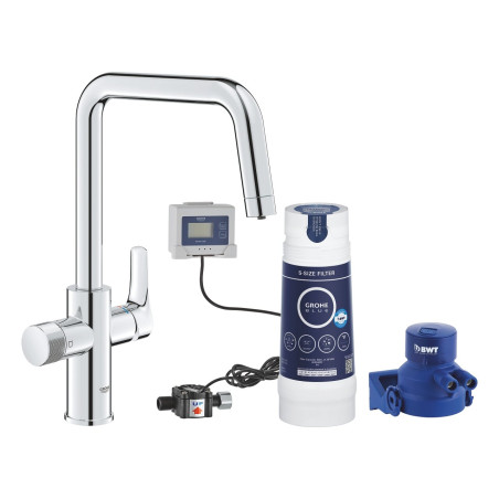 Virtuves (izlietnes) jaucējkrāns GROHE Blue Pure Eurosmart sākuma kurss, 30584000