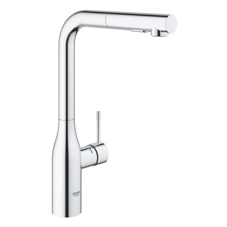 Kitchen (washbasin) faucet with retractable hose GROHE Essence, 30504000