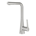 Sissetõmmatava voolikuga köögi (valamu) kraan GROHE Zedra, 32553DC2