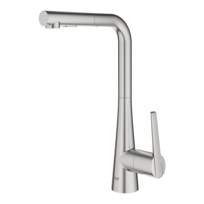 Sissetõmmatava voolikuga köögi (valamu) kraan GROHE Zedra, 32553DC2