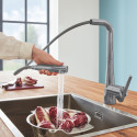 Kitchen (sink) faucet with retractable hose GROHE Zedra, 32553DC2