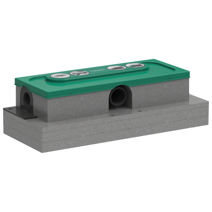 Apatinė dalis dušo latakui HANSGROHE uBox Universal Base, 01000180
