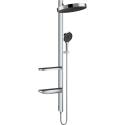 Seinast sisse termostaatdušš 4 in 1 komplekt HANSGROHE Rainfinity Showerpipe 360 1jet, kroom