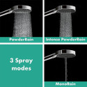 Настенный термостатический душ 4 в 1 комплект HANSGROHE Rainfinity Showerpipe 360 1jet, хром