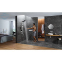 Potinkinis termostatinis dušas 4 in 1 komplektas HANSGROHE Rainfinity Showerpipe 360 1jet, Matt White