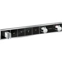 Seinale paigaldatav termostaatdušš 5 in 1 komplekt HANSGROHE Rainmaker Select 460 3jet, must/kroom