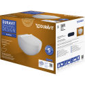 Suspended toilet DURAVIT Architec Rimless with Soft close lid, 45726900A1