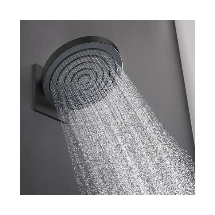 Настенный термостатический душ 7 в 1 комплект HANSGROHE Pulsify S 260, 2jet, матовый черный