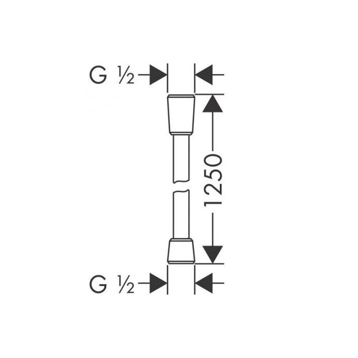 Seinale paigaldatav termostaatdušš 7 in 1 komplekt HANSGROHE Pulsify S 260, 2jet, Matt Black