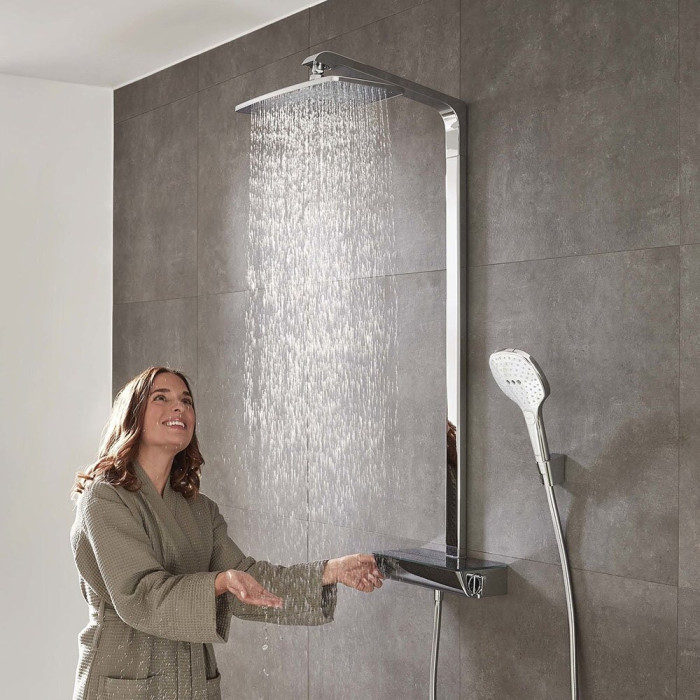 Термостатическая система тропического душа HANSGROHE Raindance Select E, 27112000
