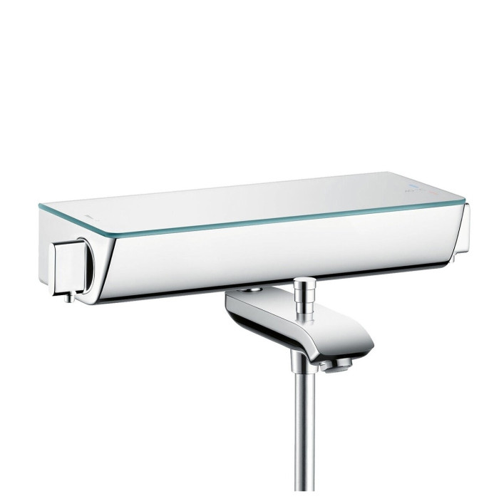 Термостатическая казеусная душевая система с клювом для ванны HANSGROHE Raindance Select E, 27113000