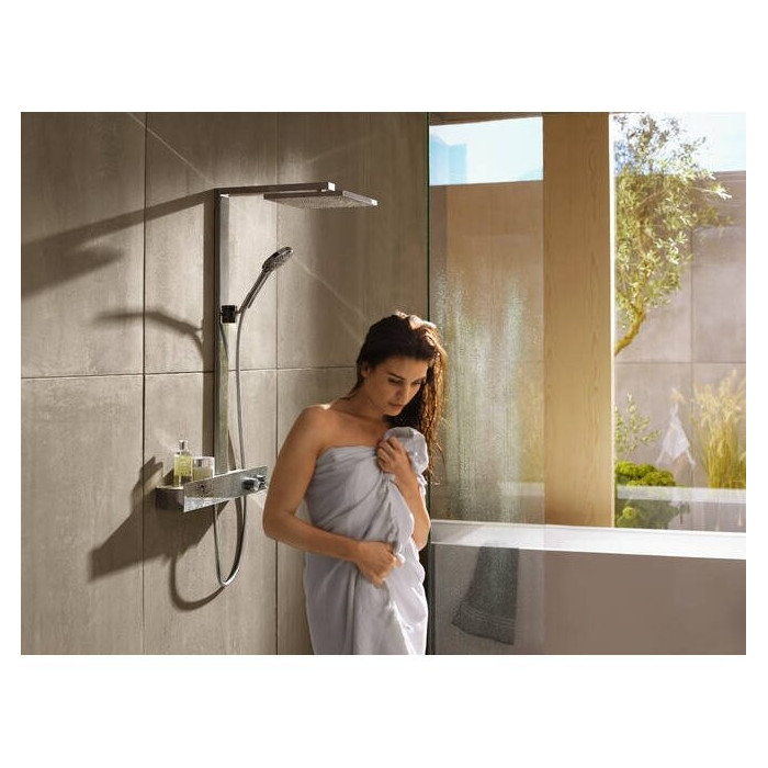 Thermostatic rain shower system HANSGROHE Raindance E Shower pipes 1jet, 27363000