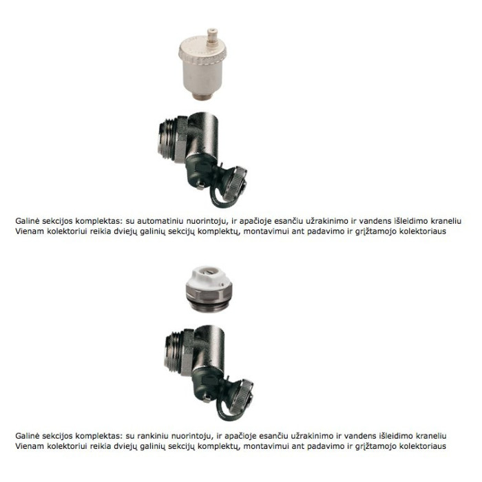 Adjustable underfloor heating manifold IVAR 3-ring with flow meters, complete with a mixing unit