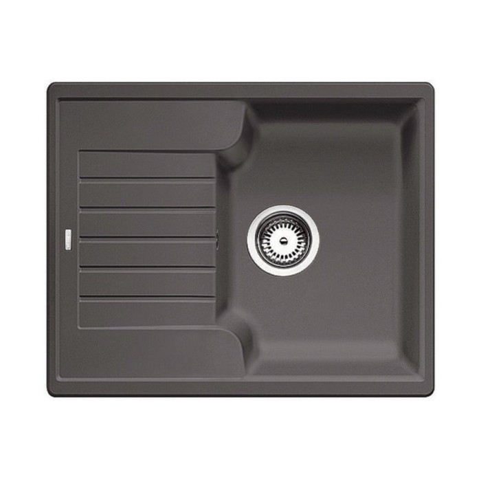 Stoneware (granite) sink BLANCO ZIA 40 S, 61.5x50 cm, volcanic gray