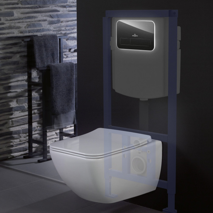 Loputuspaneel VILLEROY & BOCH 200G klaasiga on LED kest, 921843RB
